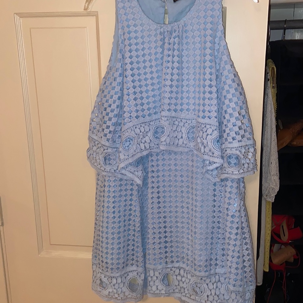 Blue Eyelet Sundress
